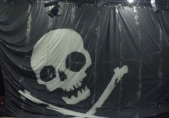 Piratensegel XXL , Piraten , Piratendekoration