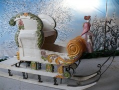 Schlitten, Weihnachtsdekoration , Weihnachten , Dekorationsschlitten