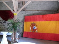 Spanische Eventdekoration