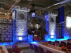 Burganlage Burgkulisse , Mittelalter Dekoration