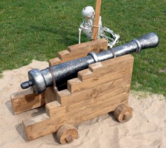 Piraten Schiffs Kanone , Piraten Dekoration ,