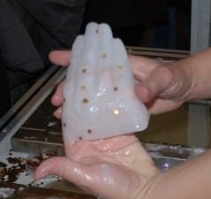 Wachshand Maschine / Wachshandabdrücke