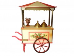 Eiswagen, italienische Straßenverkaufswagen