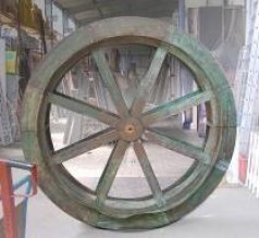 Wassermühlenrad, Wassermühle, Rad, Mühlenrad, Mühlrad, Dekoration, Bauernhof, Deko