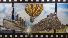 Reise um die Welt Bühnenbild, 80 Tage um die Welt Bild