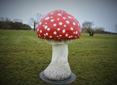 Fliegenpilz, Pilz, großer Pilz, Herbst Dekoration