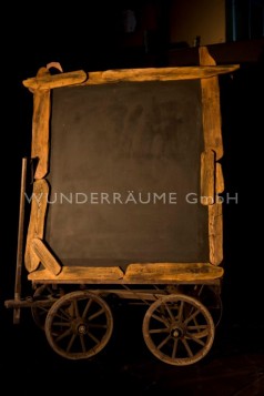 Holztafel / Tafelwagen 1, rustikal