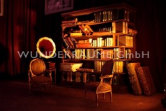 Bibliothek klein, Lesezimmer