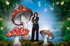 Pilze groß, Pilzset Fliegenpilze (6 Pilze)