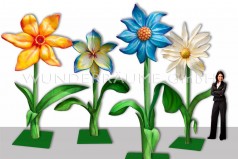 4 Riesenblumen bis 4 m / SET 2
