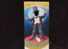 Fotowand Zauberer, Zirkus Dekoration