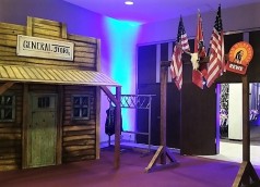 kleines Ranch Eingangstor Western, Westerneingangstor, Wilder Westen, Westerndekoration, Westerntor