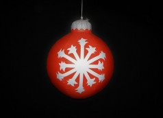 Weihnachtsbaumkugel XXL – Aufblasbar, Weihnachtsdekoration, Weihnachtsmarktdekoration