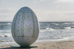 Großes Osterei 1,5m &#8211; Osterdekoration  , Oster Aktion