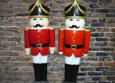 Riesen Nussknacker , Weihnachtsdekoration , Weihnachtsmarktdekoration , Weihnachten