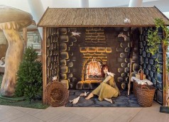 Märchenszene Aschenputtel , Märchen Dekoration , Weihnachten