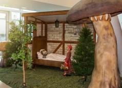 Märchenszene Rotkäppchen und der Wolf  , Märchen DEkoration , Weihnachten