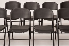 Klappstuhl, Seminarstuhl, Konzertstuhl -Comfort- für Bankett, Hochzeiten Open Air