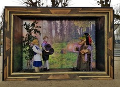 Märchen Diorama Hänsel und Gretel  und die Hexe, Märchen Dekoration