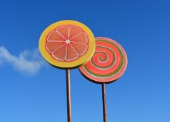 Lutscher XXL , Schlaraffenland , Bonbon, Märchen Dekoration