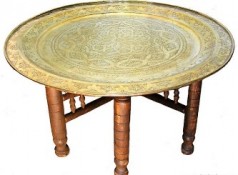 Orient- Berber- Shisha- Tische – Orientalische Holztische sowie mit Messingschalen