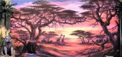 Afrika Kulisse/Kulissen &#8211; www.ideko.de