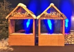 Buffetstand / Marktstand / Weihnachtsstand / Verkaufshütte / Weihnachtsmarkthütte