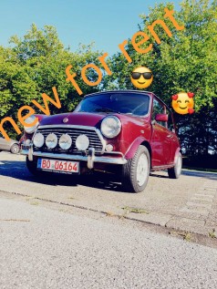Retro Classic Rover Mini 40th Anniversary, Hochzeitsauto, Filmauto, zum mieten/ leihen/ selberfahren