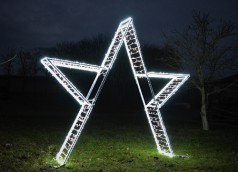 Sternen Tor – Stern stehend – Fotopoint Weihnachtstern Weihnachtsdekoration