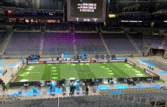 Mobiler Kunstrasen für In- und Outdoor Fußball