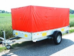 Plananhänger gebremst 1300 kg – 100 km/h 3010 x 1530 x 1300 = 5,98 m³ Nutzlast ca. 950 kg