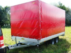 Plananhänger Hochlader 3000 kg gebremst doppelachser 4100 x 2100 x 2000 = 17,22 m³  Nutzlast ca.2100