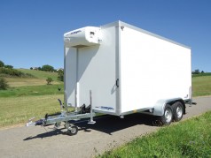 Kühlanhänger 3000 kg doppelachser 3953 x 1786 x 2000 mm bis plus 2°C Kühlung – 100 km/h