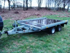 PKW Transporter Autotransporter 2000 kg gebremst Seilwinde 100 km/h 3010×2030 mm Nutzlast 1500kg