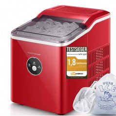 Eiswürfelmaschine 14 kg Eiswürfel in 6-8 Minuten geräuscharmer Betrieb 120 W Ice Maker