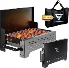 Campinggrill der Klappgrill mit Tasche für echte Grillfans ultimativ Outdoor-Erlebnis Holzkohlegrill