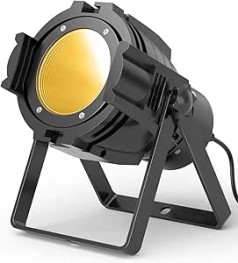 Punktbeleuchtung COB-Licht LED par Scheinwerfer Strahler mit DMX, 3 Helligkeit Professionelle Strobo