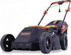 Elektro Rasenmäher mit Kabel Elektromäher mit 38 cm Schnittbreite 40 L Grasfangkorb 12 kg Leichtgewi