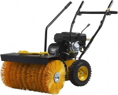 Kehrmaschine Benzin Motorbesen Bodenreinigungsgerät Schneefräse Schneebesen elektrisch Radantrieb 60