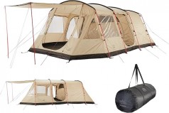 Zelt für 6 Personen Familienzelt 3 Eingänge abtrennbarer Schlafbereich großer Wohnbereich viel Staur