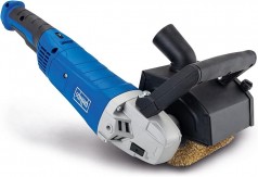 Bürstenschleifer Satiniermaschine Schleifgerät mit Messingdrahtbürste Softstart 1300 Watt 100 mm Bür