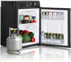 Gaskühlschrank Campingkühlschrank Gas +12V + 230V Campingkühlschrank Caravankühlschrank Kühlschrank