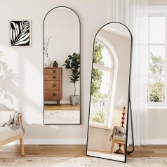 Bogenspiegel Ganzkörperspiegel Partyspiegel Präsentationsspiegel 160×50 cm Standspiegel Wandspiegel