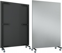 Spiegelwand Ganzkörperspiegel Konzertspiegel Eventspiegel 190x100cm Standspiegel Eingang Wandspiegel