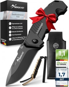 Campingmesser Jagdmesser Klappmesser Zweihandmesser scharfes Messer Outdoor mit Edelstahlklinge