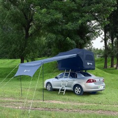 Dachzelt aufblasbar Auto großes Autodachzelt Mehrzweckzelt wasserdicht mit Veranda komfortabel