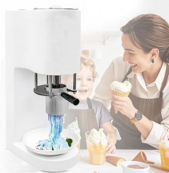 Spaghettieis Maschine Nudeleis Maschine Softeis 80 W Eismaschine für professionelles Spaghettieis