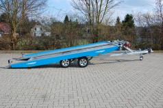 Autotransport Anhänger kippbar 3,5t  mit Seilwinde, 100 km/h Zulassung, mieten Vermietung Verleih
