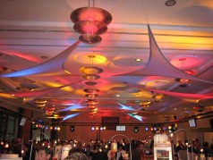 Segel klein / 3 Punkt Segel / Deckendekoration