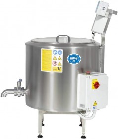 Pasteurisierer 100 L Pf dreiwandiger Käse- und Joghurtkessel mit Zeit- und Temperatureinstellung